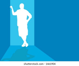 standing in the doorway