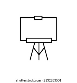 símbolo de símbolo de iconos de caballete de pie elementos vectoriales para web infográfica