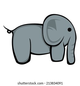 Standing Elephant