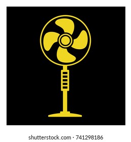 standing fan icon vector