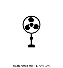 standing fan icon vector symbol template