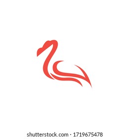 Standing Flamengo life in Swamp Logo