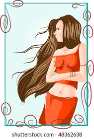 Standing girl