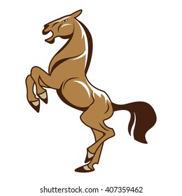 standing horse