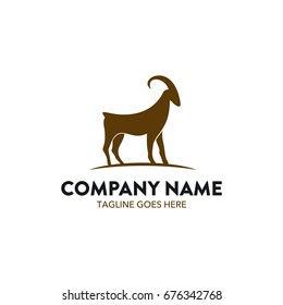 Standing Ibex Logo Template