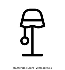 Modelo de projeto de ilustração vetorial de ícone de luz permanente