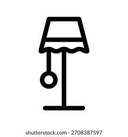 Standing lamp icon vector illustration design template