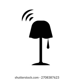 Standing lamp icon vector illustration design template