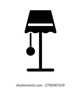 Standing lamp icon vector illustration design template