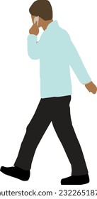 Standing Man 24 Vector Illustration
