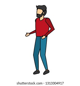 standing man avatar