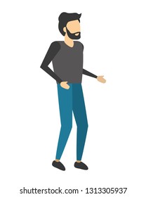 standing man avatar