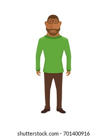 Standing Man Isolated Vector Stock Vector (Royalty Free) 701400916 ...