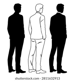 Standing man  three