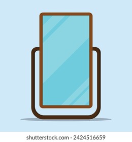Icono de espejo. Subtable para colocar en muebles, interiores, etc.
