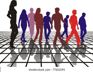 Standing out from the group