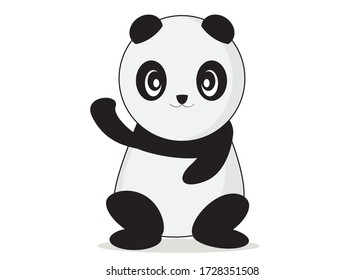 The standing pandan waved his hand