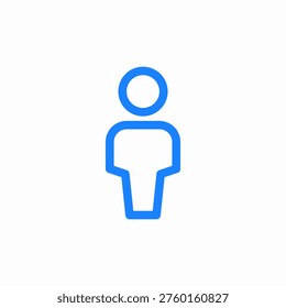 standing person icon sign vector