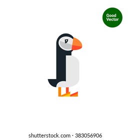standing puffin