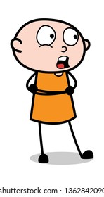 Standing and Talking - Cartoon thief criminal Guy Vector Illustration