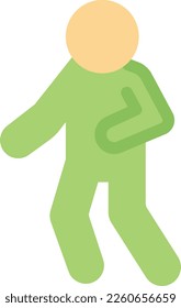 standing Vector illustration on a transparent background. Premium quality symmbols. Line Color vector icons for concept and graphic design. 
