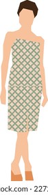 Standing Woman Silhouette Illustration 26
