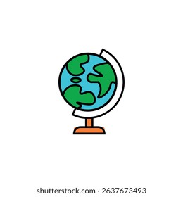 Standing World Globe For Explorers