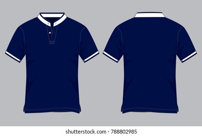 Navy Blue Polo Shirt Images, Stock 