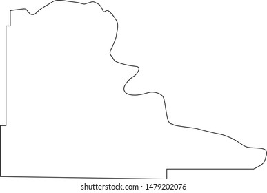 Stanley County Map In The State Of South Dakota