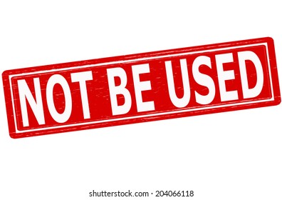 Stap with text not be used inside,vector illustration