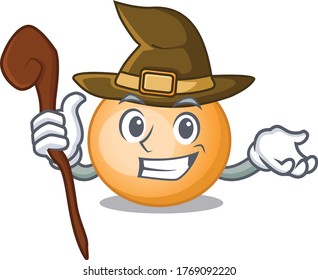 Staphylocuccus aureus sneaky and tricky witch cartoon character