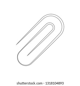 staple clip icon. Element of Education for mobile concept and web apps icon. Outline, thin line icon for website design and development, app development