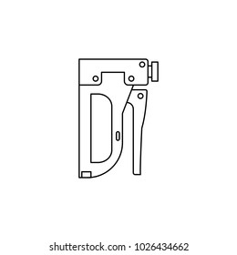 Staple gun icon. Element of construction tools for mobile concept and web apps. Thin line icon for website design and development, app development. Premium icon on white background