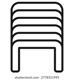 Staple Pins Icon Element For Design