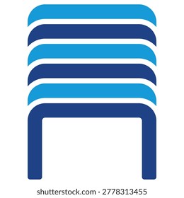 Staple Pins Icon Element For Design