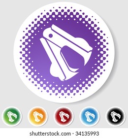 staple remover icon halftone