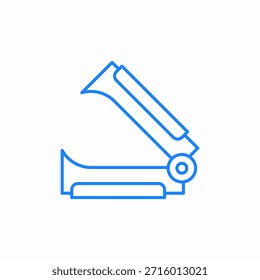 grampear ícone remover vetor de sinal