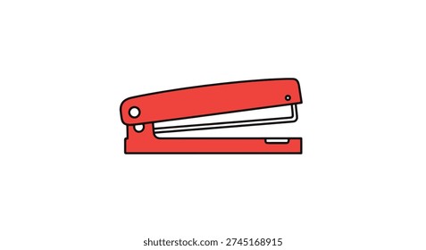 Staple Remover Line soft colorful abstract illustration