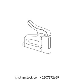 staple tool icon vector illustration symbol design