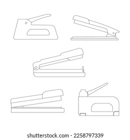 staple tool icon vector illustration symbol design