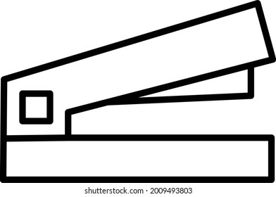 Staple Vector Line Icon Design 

