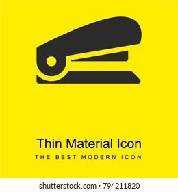 Stapler bright yellow material minimal icon or logo design