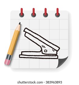 Stapler doodle