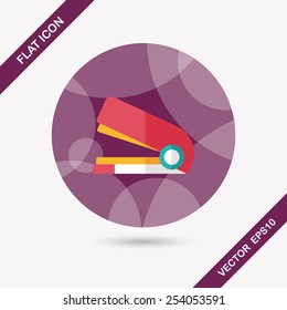 Stapler flat icon with long shadow,eps10