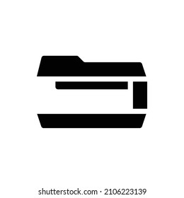 Stapler Glyph Icon. Stapler Icon