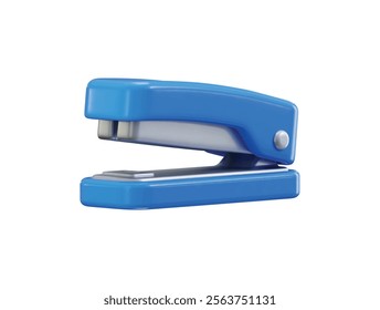 Stapler icon 3d render concept of official paperwork stationery icon