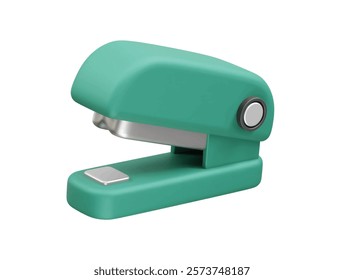 stapler icon 3d render illustration