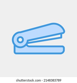 Stapler icon in blue style, use for website mobile app presentation