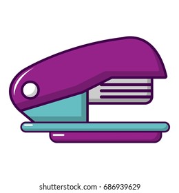 Stapler icon. Cartoon illustration of stapler vector icon for web design