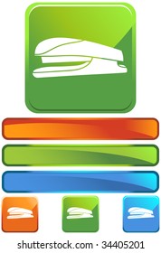 stapler icon glossy